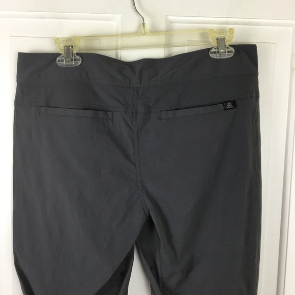 Prana Grey Jasmine Knicker Capri Hiking Pants 10 - Picture 4 of 10